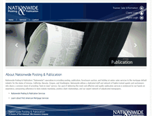Tablet Screenshot of nationwideposting.com